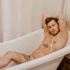 Kennie Mas Icicles Tie Thong