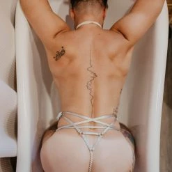 Kennie Mas Icicles Tie Thong