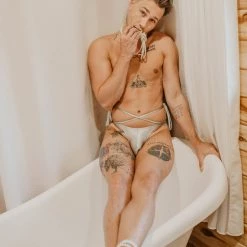 Kennie Mas Icicles Tie Thong