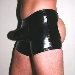 Kennie Mas Underwear Vinyl Peach Shorts