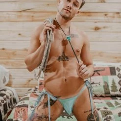 Kennie Mas Ho Peep Fringe Thong