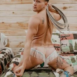 Kennie Mas Ho Peep Fringe Thong