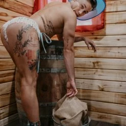 Kennie Mas Ho Peep Fringe Thong