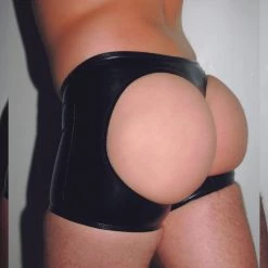 Kennie Mas Underwear Vinyl Peach Shorts