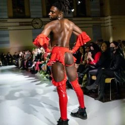 Kennie Mas CHAOS Satan Ruffle Chaps New