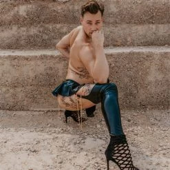 Kennie Mas Heavy Metal Chaps (WITH Chain)