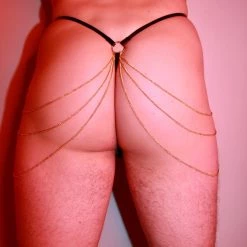 Kennie Mas Heavy Metal Tanga Thong (WITH Chain) New