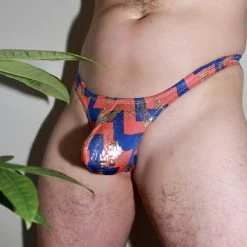 Kennie Mas Zig Zag Thong New