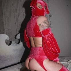 Kennie Mas The CHAOS Velvet Bunny LOOK New