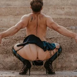 Kennie Mas Heavy Metal Chaps (WITH Chain)