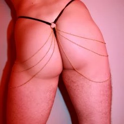 Kennie Mas Heavy Metal Tanga Thong (WITH Chain) New