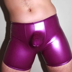 Kennie Mas New Kitty Vinyl Shorts