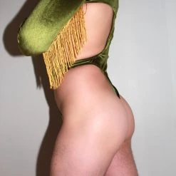 Kennie Mas New Olive You Bodysuit