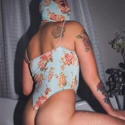 Kennie Mas Floral Bodysuit New