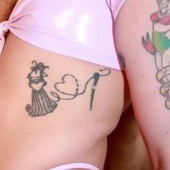 Kennie Mas New FEMM Tie Crop Top