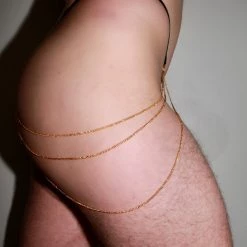 Kennie Mas Heavy Metal Tanga Thong (WITH Chain) New