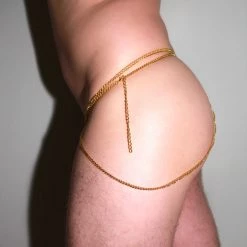 Kennie Mas New Olive You Chain Thong