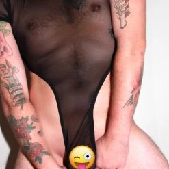 Kennie Mas New HOMO High Cut Basic Bodysuit