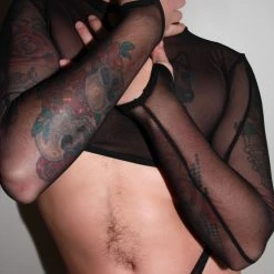 Kennie Mas New HOMO Long Sleeve Crop