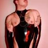 Kennie Mas Heavy Metal Boi Bodysuit (WITH Chain) New
