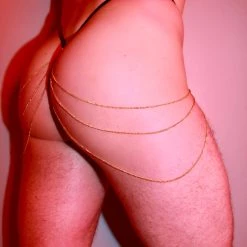 Kennie Mas Heavy Metal Tanga Thong (WITH Chain) New